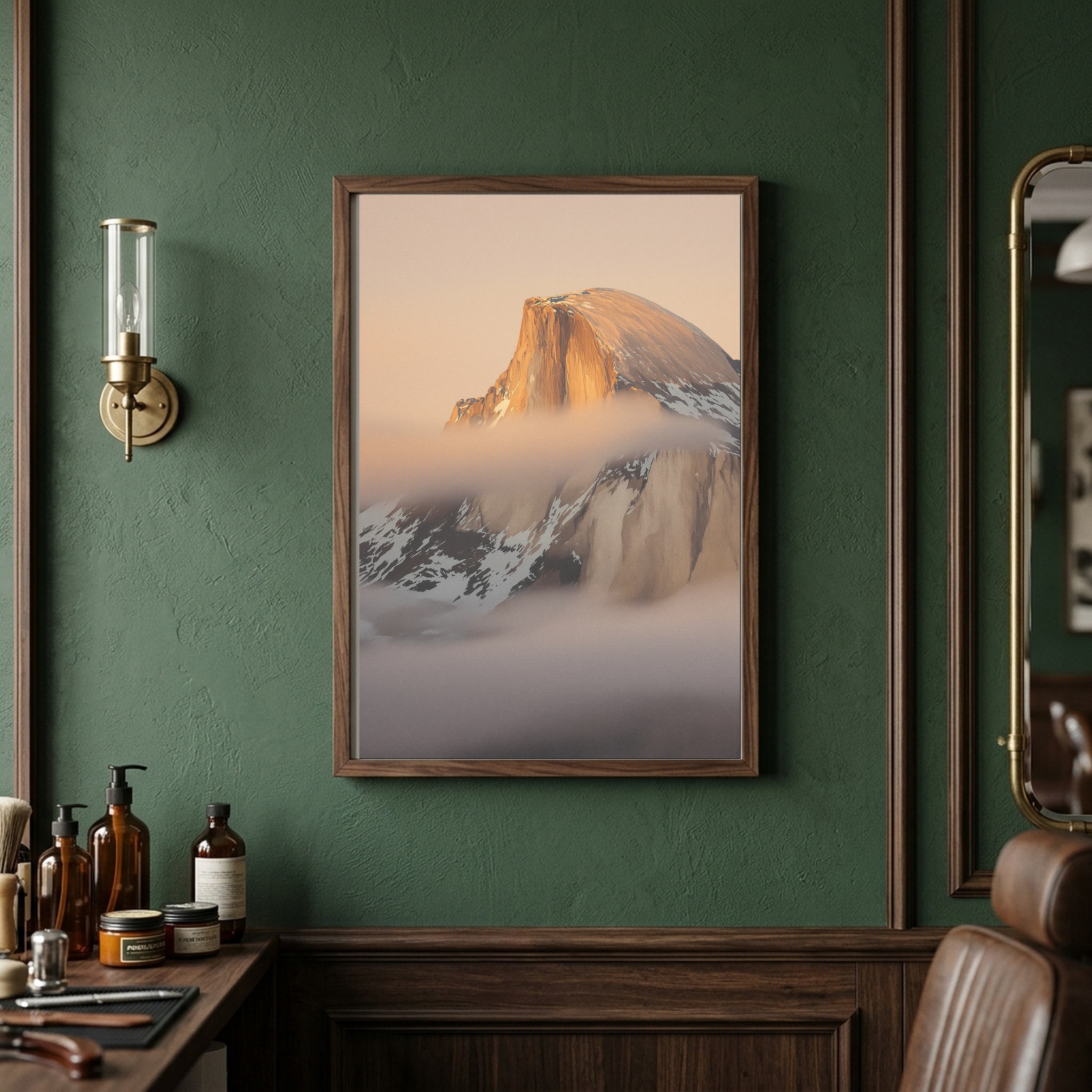 Yosemite Valley at Twilight, El Capitan and Half Dome Canvas Wall Art - Image 6
