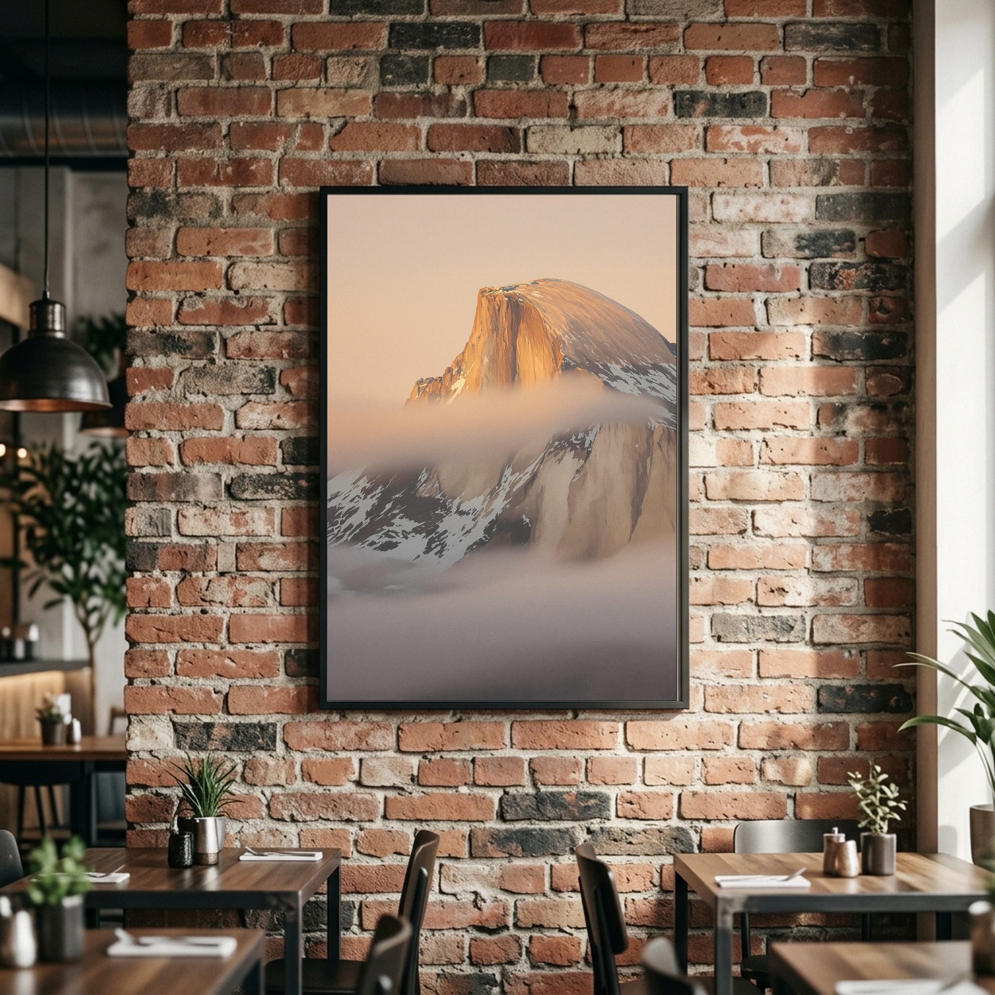 Yosemite Valley at Twilight, El Capitan and Half Dome Canvas Wall Art - Image 7