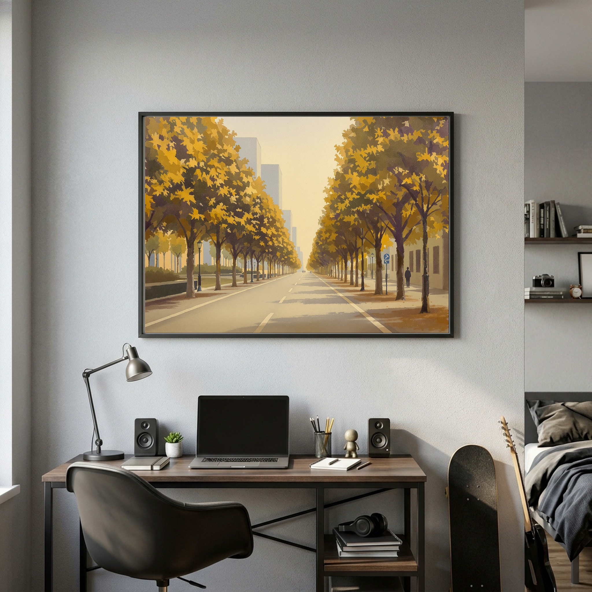 Philadelphia Center City Skyline from the Parkway | Canvas Wall Art for Grand Hallway or Office - Image 9