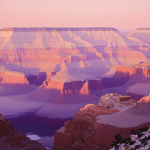 Grand Canyon panoramic canvas wall art