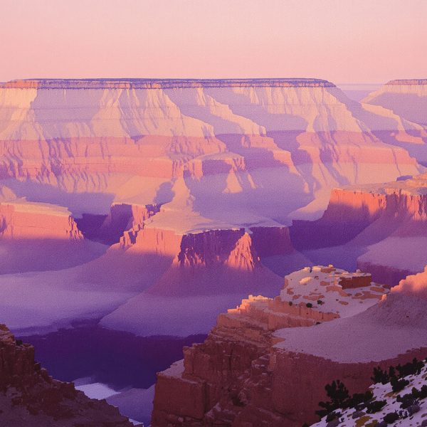 Grand Canyon panoramic canvas wall art